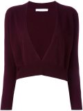 deep plunge neck jumper