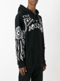 printed hooded sweatshirt