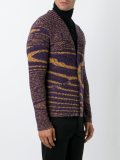 blurry stripes cardigan