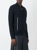 zip up detail bomber jacket