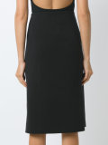 front slit midi skirt