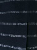 stripe detail pencil skirt