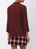 asymmetric ruffle blouse