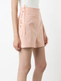 laced detail shorts