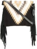 fringed shoulder bag 