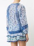 V-neck floral blouse 