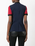 embroidered logo compact jersey