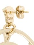 logo hoop earrings