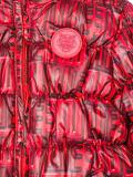 reversible Love print padded jacket