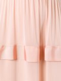 semi sheer layered dress