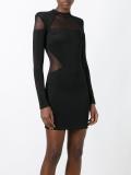 transparent insert dress