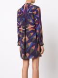 geometric print dress