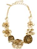 flower statement necklace