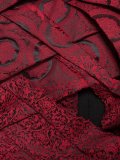 allover print cropped jacket