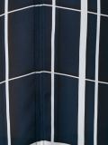 v领格纹罩衣