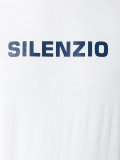 'Silenzio' print T-shirt