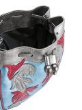 drawstring bucket bag