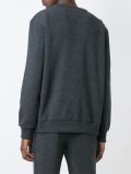 logo print sweater