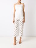 lace panel blouse