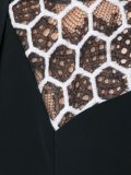 lace inset sleeveless blouse