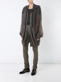 oversized mesh hoodie