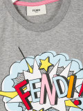 exploding logo print T-shirt