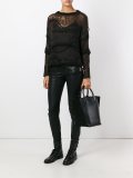 open knit jumper