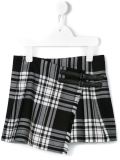 checked skirt