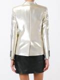 singled breasted tuxedo jacket