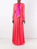 tied neckline maxi dress