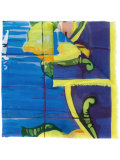 abstract print scarf