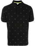 embroidered letters polo shirt