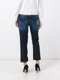 Boyfriend paint splatter jeans 
