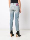 hi-rise buttoned jeans