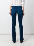 buttoned bootcut jeans