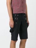 braces detail shorts