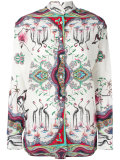 Multicoloured print blouse