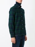 button-down plaid shirt