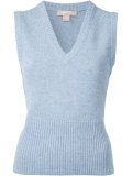 sleeveless knit top