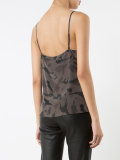 camouflage print camisole