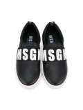 logo strap slip-on sneakers
