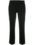 bootcut cropped trousers