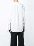 band collar shirt