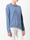 contrast stripe jumper 