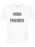 'high friends' print T-shirt