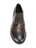 distressed lace-up shoes