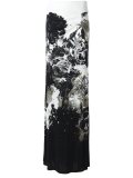 floral print maxi skirt
