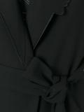 sleeveless belted coat