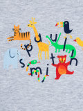 animal print T-shirt 