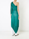 asymmetric fringed dress 